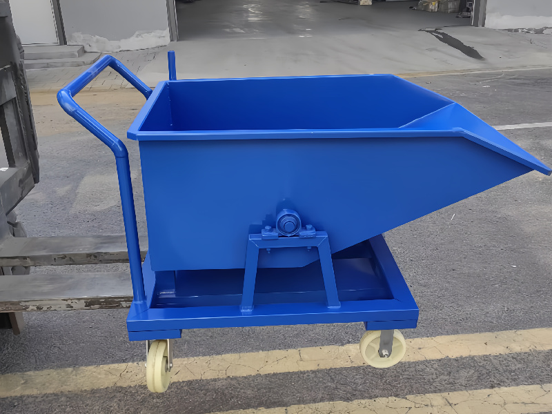 Large Self Dumping Recycling Bin Manufacturing